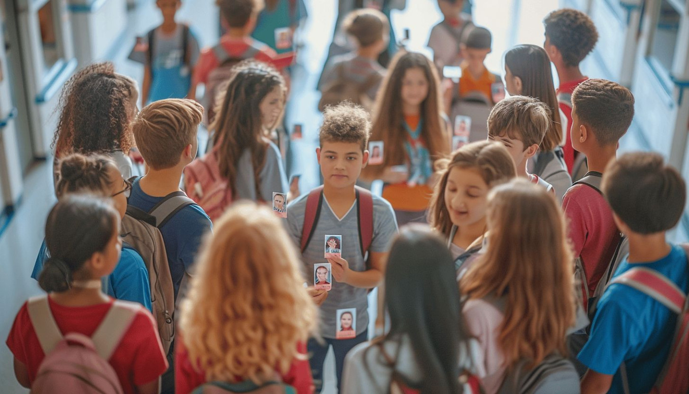 Distribution de badges aux élèves pour accroître la sécurité