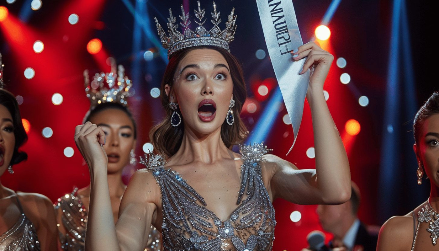 Miss Univers Le présentateur annonce la mauvaise gagnante
